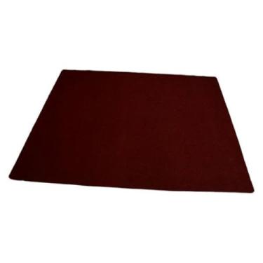 Imagem de harayaa Tapete de bateria de jazz, absorção de som estável, tapete musical multiuso, antiderrapante, com base antiderrapante para estúdio de bateria de jazz, Quadrado Vermelho