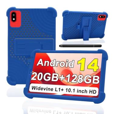 Imagem de Capa para tablet UJJ U6 de 10,1 polegadas, capa para tablet KONXISA com material de silicone premium, função de suporte dobrável, antiarranhões, à prova de choque e proteção total, capas protetoras