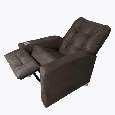 Imagem de  Poltrona De Amamentação Reclinavel Quarto Sala Londres Marrom