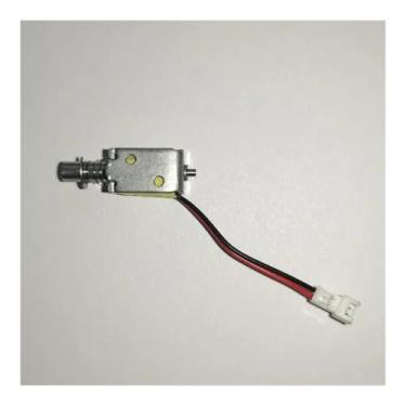 Imagem de OQVXFAUZA Válvula solenoide eletromagnética DC 3V-5V Eletroímã através do tipo push pull 3 mm traço eletroímã fechadura de porta
