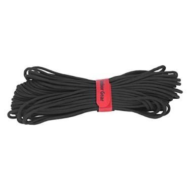 Imagem de SIWOTED 11 Strand Core Parachute Cord Paracord Corda de acampamento ao ar livre para escalada, caminhada, equipamento de sobrevivência (Preta)