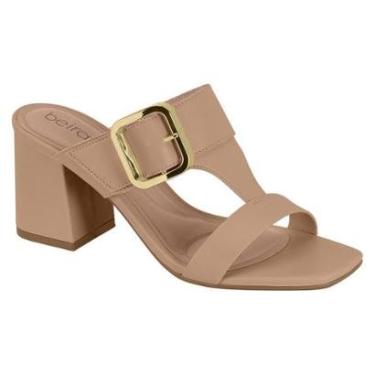 Imagem de TAMANCO FEMININO SALTO BLOCO ALTO BEIRA RIO CONFORTO - 8436240-Feminino