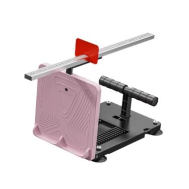 Imagem de Colaxi Aparelho de teste de flexibilidade para adolescentes: instrumento compacto para medir a flexibilidade dos ligamentos durante o exercício de sentar e, Rosa