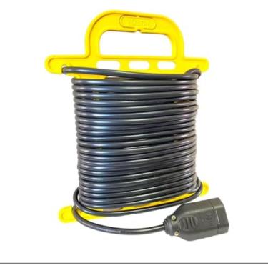 Imagem de Extensão Elétrica Cabo pp 2x1.0 mm reta 10A Bivolt com suporte (10 metros)