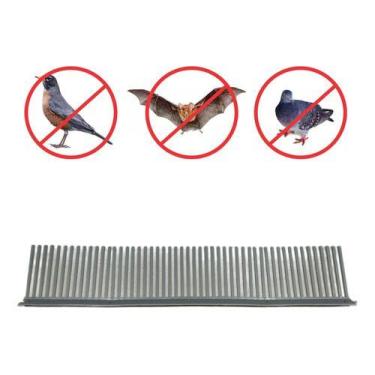 Imagem de 25 Passarinheira Universal Plástica Telhas 12m Cinza - NoBrand