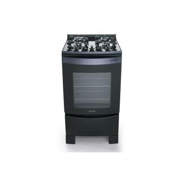 Imagem de Fogão Mueller Decorato Vetro Piso 4 Bocas Preto Fosco G3 601230050 Bivolt Bivolt