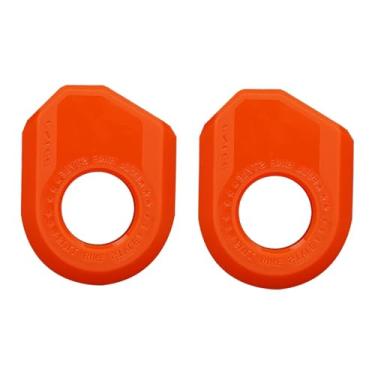 Imagem de Lljsszr 2 Peças de Capa Protetora para Pedivela de Bicicleta, Capa Protetora Universal de Substituição em TPU a Impactos E Arranhões, Adequada para, Style H