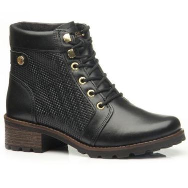 Imagem de Bota Cano Médio Couro Feminina Pegada-Feminino