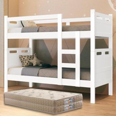 Imagem de Beliche Solteiro Com 2 Colchões, Cama completa, Barreto Lonçarcci, Con