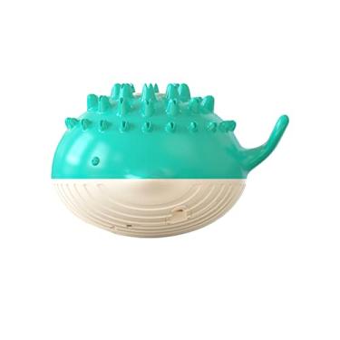 Imagem de Brinquedo Flutuante para Cachorro de Borrifo Água Filhote Forma Crocodilo Interativo Automático Mastigar Limpeza Dentes Molares Pet Aspersão Brincar Sozinho Piscina Suprimentos Cães