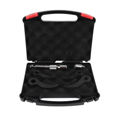 Imagem de Conjunto de ferramentas de cabeça adaptadora de pé de cabra, 1/2 pol. 3/8 pol., barras de alavanca quadradas e quadradas, adaptador de cabeça e haste de extensão com caixa de