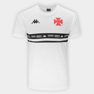 Imagem de Camisa Vasco Kappa Supporter Stripe Masculina-Masculino