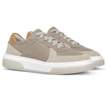 Imagem de Tênis Democrata Masculino Casual Beat Pulse Couro Confortável Cadarço de Amarrar 623101-Masculino