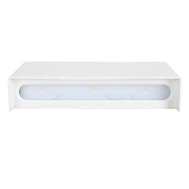 Imagem de Cryfokt Lâmpada de Parede Led Sem Fio para Quarto, Arandela Regulável Com Controle de Toque, Material Abs Recarregável para Decoração de Parede Interna (Branco)