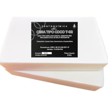 Imagem de Cera de Coco Para Velas Artesanais Vegana Vegetal T-02 2kg
