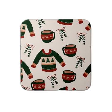 Imagem de Ladrilho Decorativo de Cerâmica Estampa Camisola de Férias de Natal Inverno