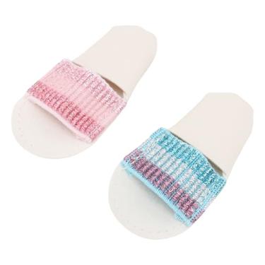 Imagem de 2 peças de dedais de couro para costura à mão, protetor de dedo elástico respirável de tricô dedal de costura para corte, artesanato e muito mais