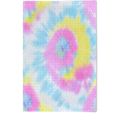 Imagem de Quebra-cabeças 500 peças para adultos rosa pastel macio colorido jogo engraçado paisagem paisagem quebra-cabeça bonito pintura animal, 500 peças, 52 cm x 37,8 cm