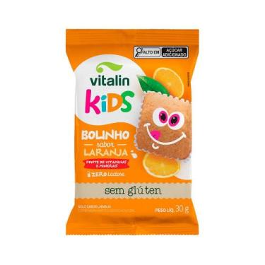 Imagem de Bolinho Sabor Laranja Kids Sem Glúten Vitalin 30g