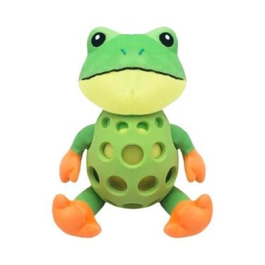 Imagem de Brinquedo Interativo De Pelúcia Em Forma De Sapo Para Cães Grandes E P