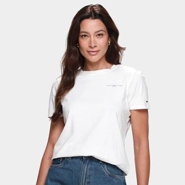 Imagem de Camiseta Tommy Hilfiger 1985 Casual Feminina-Feminino