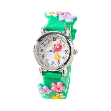 Imagem de Conjunto De Relógio De Pulso Infantil Com Desenhos Animados, Mostrador