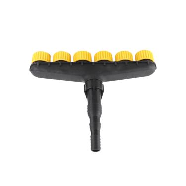 Imagem de SIWOTED Aspersor de jardim Multi-aspersor ajustável Multi-pontas de irrigação por aspersão de gramado Jardim externo Pátio Pulverizador de água de irrigação de jardinagem (6 cabeças)