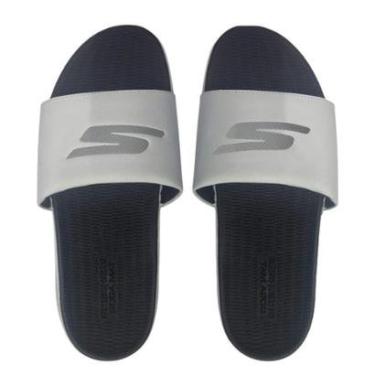 Imagem de Chinelo Skechers Go Consistent Masculino - Branco 43-Masculino