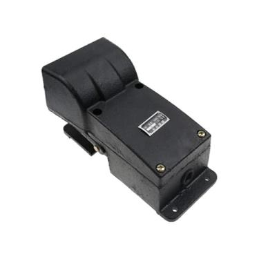 Imagem de Interruptor de pedal Ydt1-11 máquina especial controle de pedal monofásico capa protetora de correia antiderrapante de liga de alumínio fundido