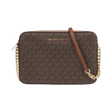 Imagem de Bolsa Transversal Grande De Couro PVC Para Mulheres Michael Kors Ole J