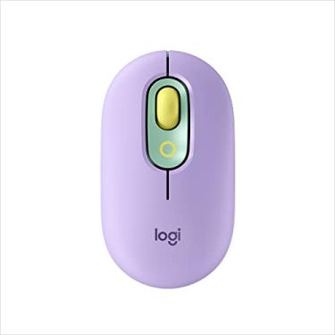Imagem de Mouse sem Fio Logitech POP com botão Emoji Customizável, Tecnologia SilentTouch, Precisão e Velocidade, Design Compacto, Conexão Bluetooth, Multidispositivo - Rosa Heartbreaker
