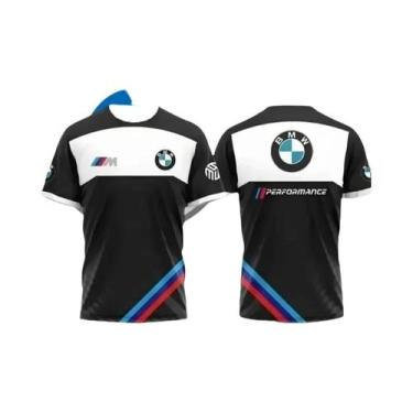Imagem de Camiseta Infantil De Verão BMW M Power Anime Racing Motorcycle Vintage