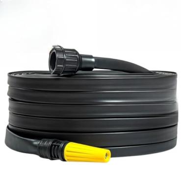 Imagem de Mangueira Antitorção Resistente E Reforçada Preta Para Jardim(50 Metros)