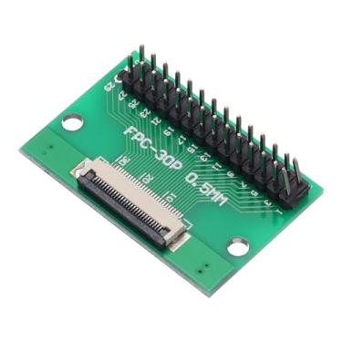 Imagem de Generic Placa de conector FFC FPC 28 pinos soquete de 0,5 mm para 2,54 mm adaptador de faixa de cabeçalho macho fileira dupla, placa conversora PCB para TVs LCD/câmeras digitais/laptops