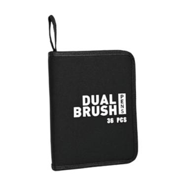 Imagem de Baoblaze Estojo para Lápis de Cor para Artistas, Capa Protetora, Estojo com Zíper em Tecido Oxford para Marcadores e Canetas para Estúdio, 36 Furos