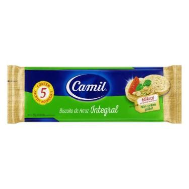 Imagem de Biscoito de Arroz Integral Camil 90g