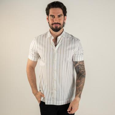 Imagem de Camisa Aramis Regular Listras Branca-Masculino