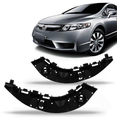 Imagem de Guia Suporte Parachoque New Civic 08 09 10 11 12 Dianteiro