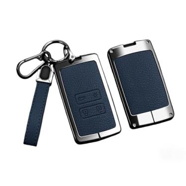 Imagem de Capa de liga de couro para chave de carro compatível com Koleos Kadjar Captur Megane Talisman Espace Clio Zoe Scenic 4 Arkana Dacia Sander(Style6)