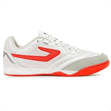 Imagem de Chuteira Indoor Masculina Topper Maestro Branca E Coral, Brnco, Preto,