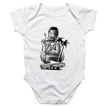 Imagem de Body intantil Opala Hommer Simpson, G