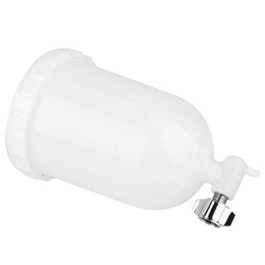 Imagem de Luqeeg Copo de Pistola de Pulverização de Plástico de Longa Duração de 400 Ml para Pistola de Pulverização W101 W71 R-2 K-2 F-, Pote de Tinta Resistente a óleo para Projetos Domésticos DIY, 9,3 "de