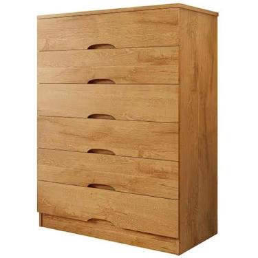 Imagem de Cômoda Sevilha 6 Gavetas Europa Cor Peroba, Peroba