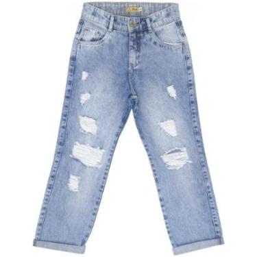 Imagem de Calça Juvenil Look Jeans Unissex Jeans - UNICA - 10-Masculino