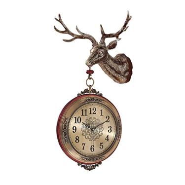 Imagem de KHUTRW3D Relógio de parede decorativo de luxo para cozinha, sala de estar, decoração de alta qualidade, relógio de parede para corredor, decoração