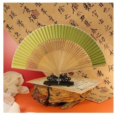 Imagem de Corkwaw 1 pacote de ventilador dobrável de mão para mulheres e meninas, ventilador decorativo portátil para alívio de flashes quentes, dança, festivais