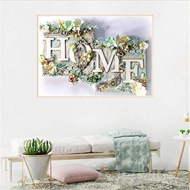 Imagem de Pintura de Diamante 5D DIY com Broca Completa Bordado Strass Cristal Arte e Manualidades para Decoração Parede Residencial