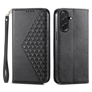 Imagem de Asuwish Capa de telefone para Samsung Galaxy A36 5G capa carteira com protetor de tela de vidro temperado flip alça de pulso suporte para cartão de crédito suporte robusto Folio Cell A 36 36A LTE