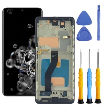 Imagem de ZTOOYO Substituição de tela para Samsung Galaxy S20 Plus 5G para Samsung S20 Plus com moldura para Samsung S20+ Plus Display LCD digitalizador SM-G985u G985w G986u G986w Montagem de tela sensível ao