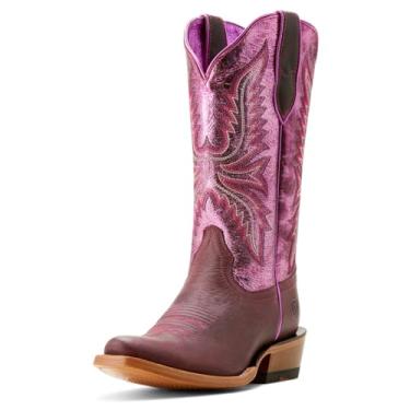 Imagem de Ariat Bota feminina Futurity Flash Western, Uva carmesim/brilho magenta, 40